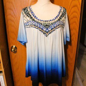 Blue Ombre Top